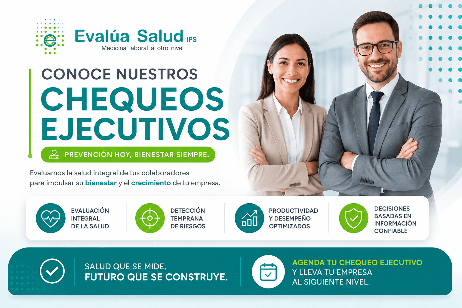 Chequeos ejecutivos de Evalúa Salud IPS